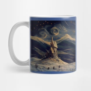 Starry Night Above The Shrieking Shack Mug